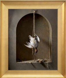 nature-morte-niche-canard-2-cailles-b