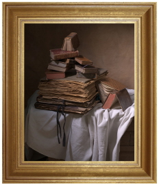 pile-de-papiers-sur-drap-blanc